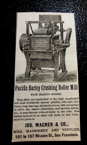 1886 pacific roller - roller, mill
