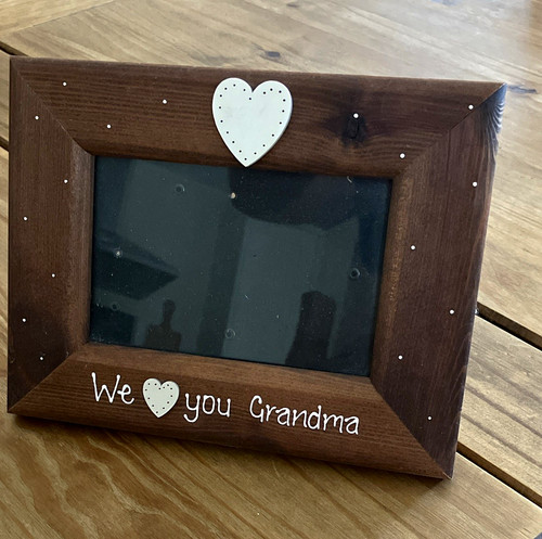 Wooden rectangular photo - rectangular, frame