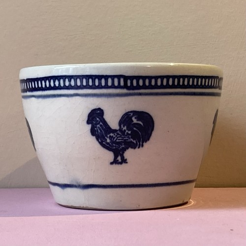Vintage blue white small - blue,