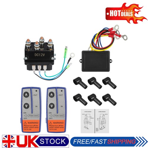 12v 250a contactor winch - hd,