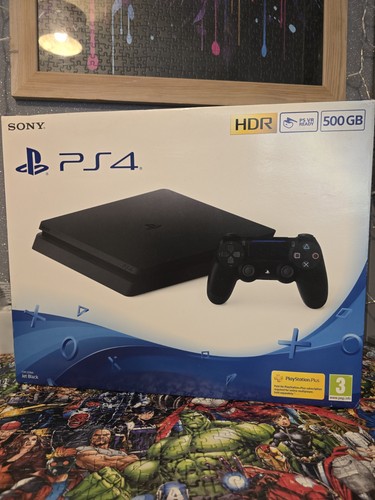 Playstation slim 500gb black - playstation,