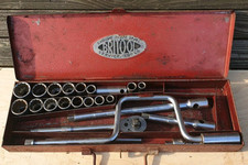 Britool Socket set. 1/2" Square Drive Socket Set AF. E74 Ratchet Etc. Part Set.
