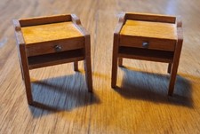 Pair of wooden vintage Lundby