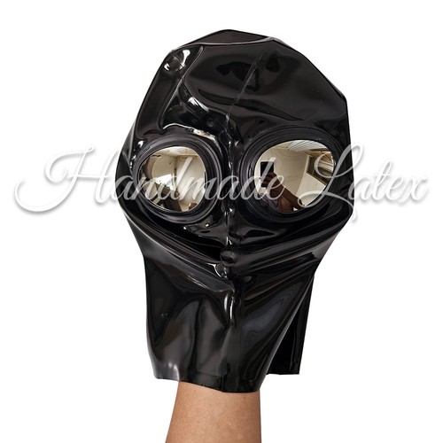 Latex sunglasses hood mask - latex,