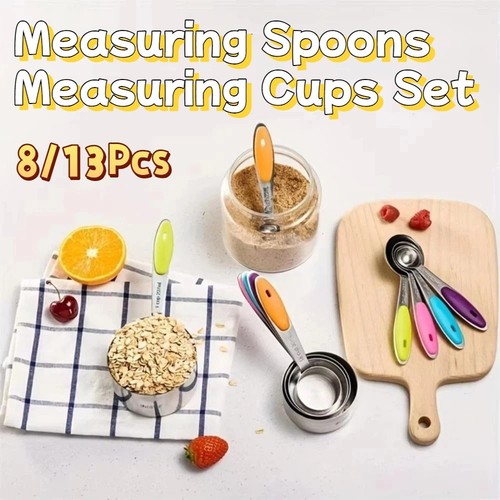 Stainless steel measuring cups - measuring,