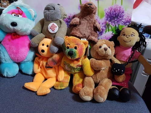 Assorted colourful soft bears - assorted,