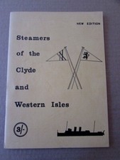 Steamers of the Clyde & Western Isles New Edition Steam Ship Boat Scotland