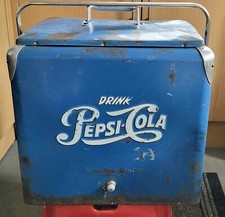 1950's Blue Metal Vintage