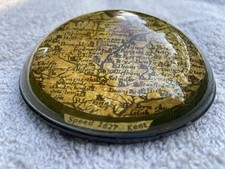 Art  Glass dome paperweight 