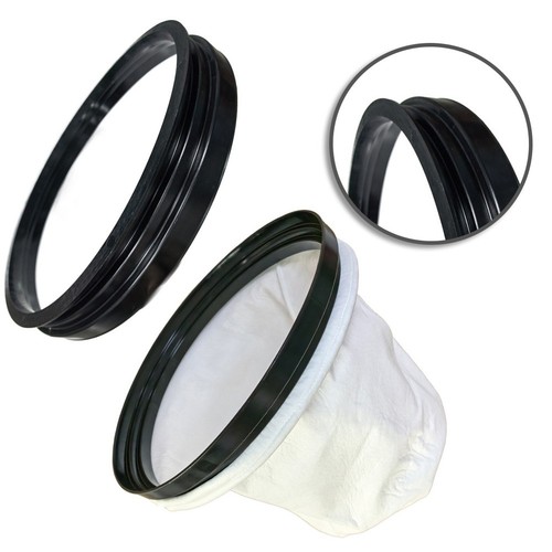 For wet dry vacuum use - dry, split