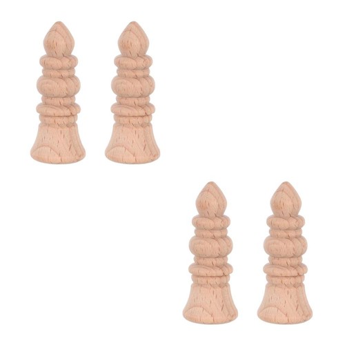 Pcs unfinished wood finial - pcs,