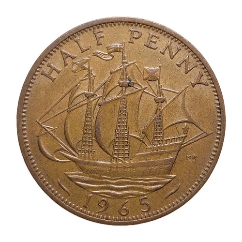 1965 half penny - uk,