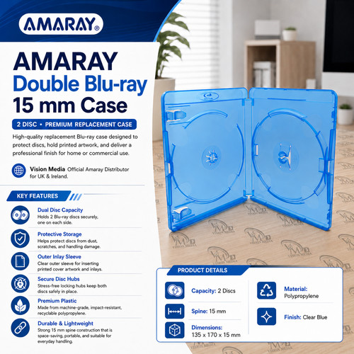 Amaray blu ray - cases, disc