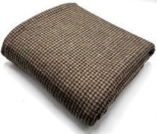 Green Brown Wool Fabric