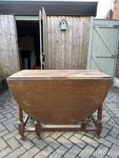 Antique Oak Gate Leg Table