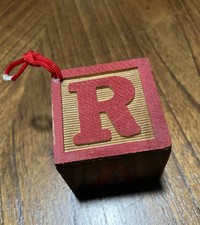 Wooden Alphabet Block