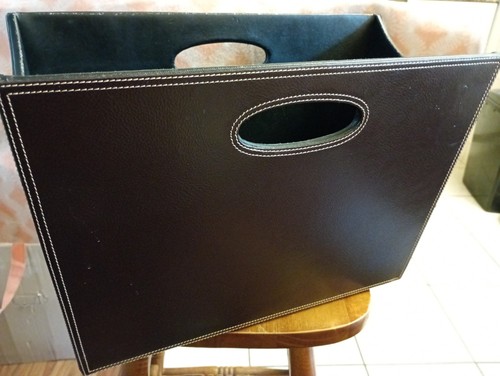 Vintage large chocolate brown - large,