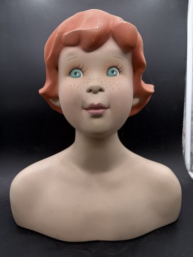 Vintage mannequin bust young