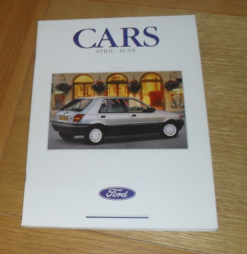 Ford brochure 1989 escort - brochure,