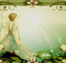 Art Nouveau Fairy and Water