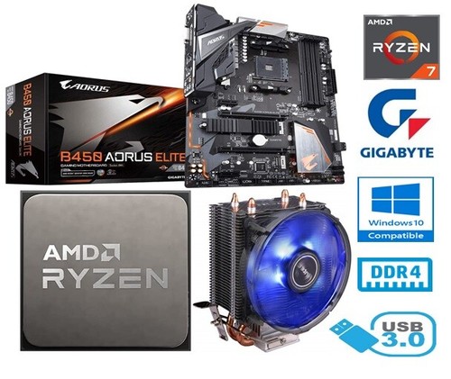 Amd ryzen 2700x bundle 8 - amd,