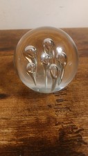  Paperweight Clear Crystal ART