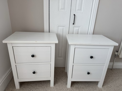 Ikea hemnes white bedside - ikea,
