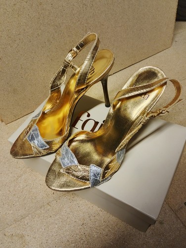 Faith gold silver - gold, strappy
