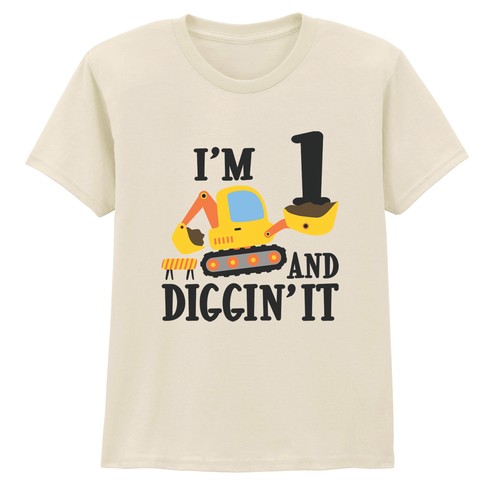 Funny excavator kids - kids, t-shirt