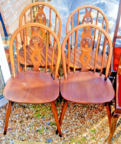 Set vintage wooden - set, of