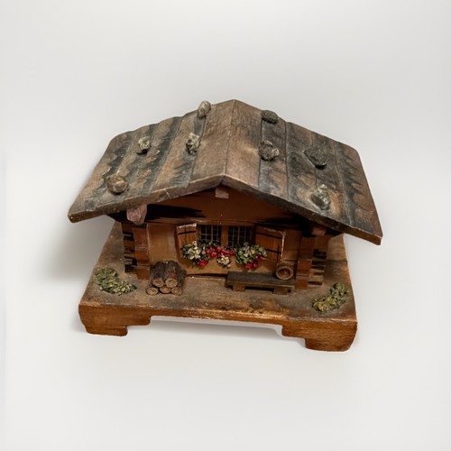 Vintage folk art wooden swiss - vintage,