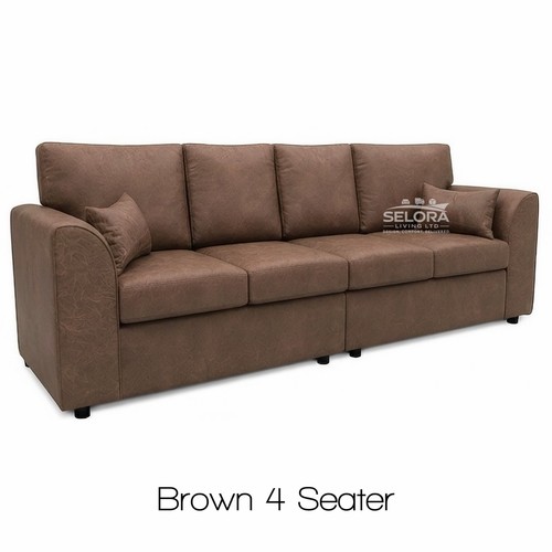 Oakley brown seater sofa - 4,