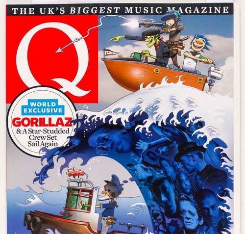 Gorillaz jamie hewlett art - gorillaz,