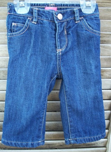 Old navy blue denim jeans - denim, with