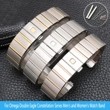 Stainless Steel Watchband Fit For Omega Constellation Double Eagle Watch Strap