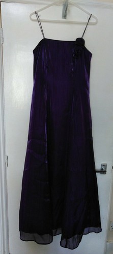 Debut dress purple - purple, satin