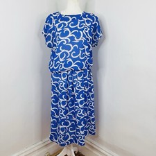 Vintage Norman Hartnell Blue