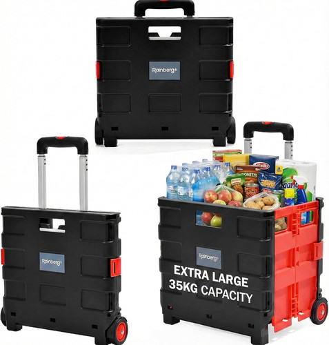 Heavy duty folding trolley box - folding,