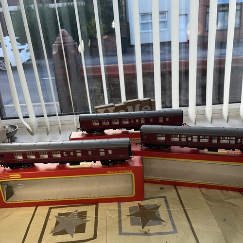 Boxed hornby lms coaches - boxed,