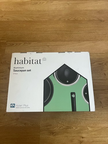 Habitat aluminium saucepan set - habitat,