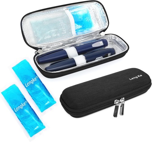 Medication cooler travel case - cooler,