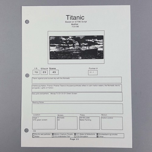 Titanic vfx breakdown - titanic,