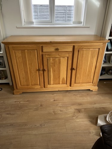 Solid hampshire oak sideboard - hampshire,