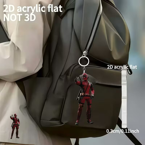 Deadpool keyring fun - deadpool,