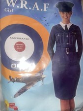Ladies Womens RAF Girl Costume