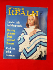 Vintage WOMAN'S REALM Magazine : 16th May 1970