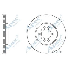 2x Brake Discs Vented For Opel