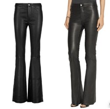 J Brand Leather Pants 28 Black