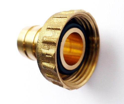 Pair solid brass hose - of,