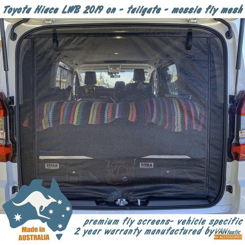 Campervan tailgate flyscreen - campervan,